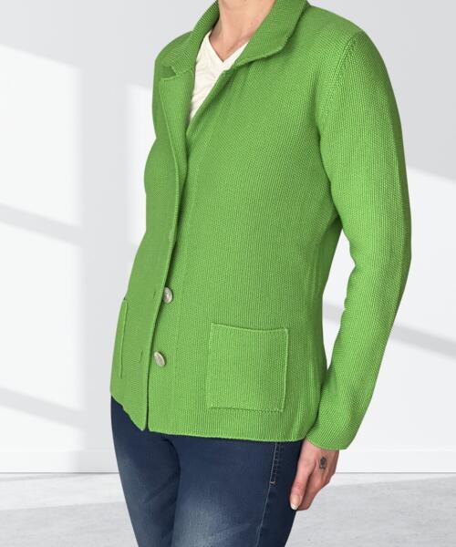 Giacca grana di riso lana merino 100% €95